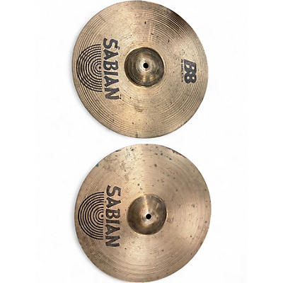 Used SABIAN 14in B8 Hi Hat Pair Cymbal