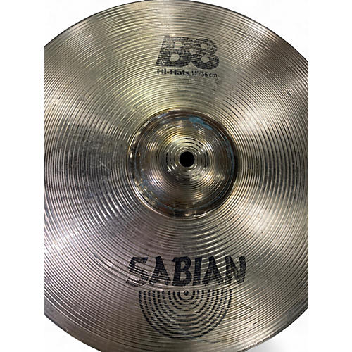 Used SABIAN 14in B8 Pro Hi Hat Pair Cymbal 33