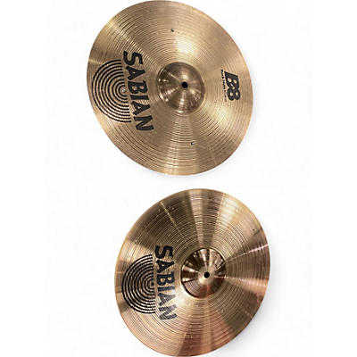 Sabian Used SABIAN 14in B8 ROCK HATS Cymbal