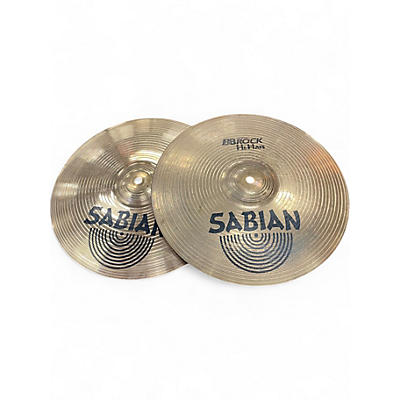 Used SABIAN 14in B8 Rock Hi-Hats Cymbal
