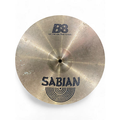 Used SABIAN 14in B8 Thin Crash Cymbal 33