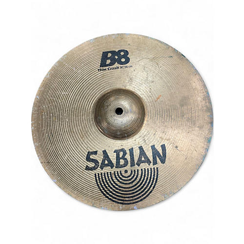 Used SABIAN 14in B8 Thin Crash Cymbal 33