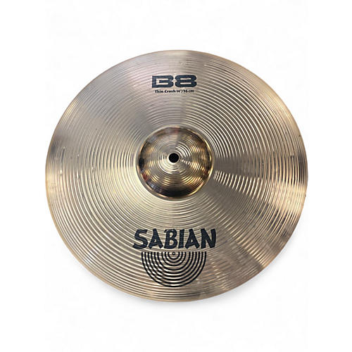 Used SABIAN 14in B8 Thin Crash Cymbal 33