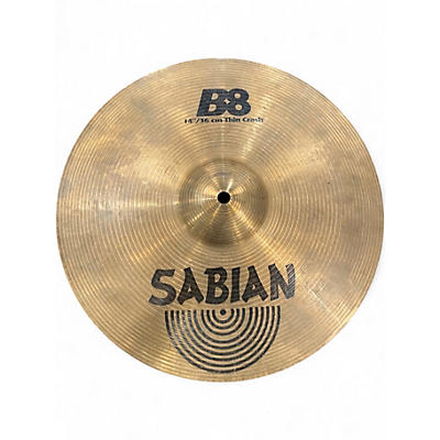Used SABIAN 14in B8 Thin Crash Cymbal
