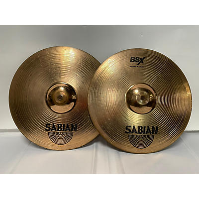 SABIAN Used SABIAN 14in B8X 14in. Pair Cymbal