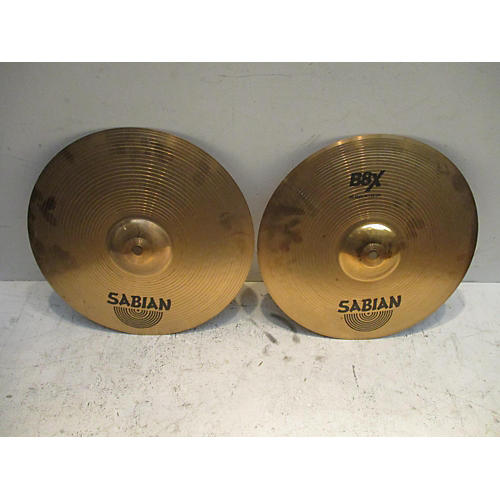 SABIAN Used SABIAN 14in B8X HI-HAT PAIR Cymbal 33