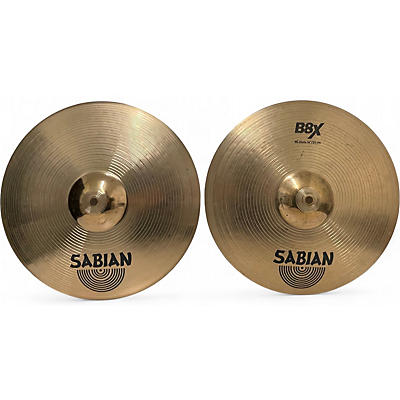 Used SABIAN 14in B8X HI HAT PAIR Cymbal