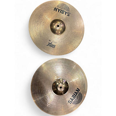 Used SABIAN 14in B8X HI HAT PAIR Cymbal