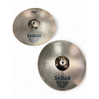 Used SABIAN 14in B8X HI HAT PAIR Cymbal