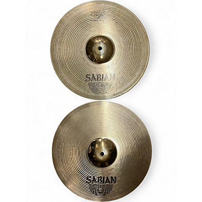 Used SABIAN 14in B8X Hi Hat Pair Cymbal