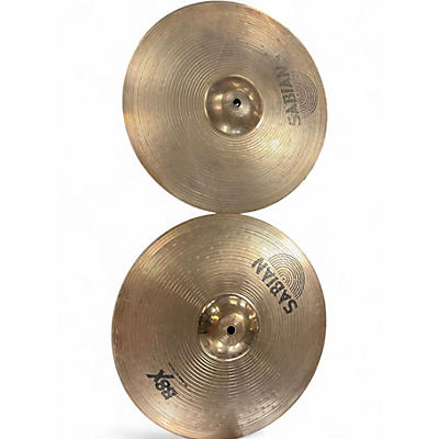 Used SABIAN 14in B8X Hi Hat Pair Cymbal