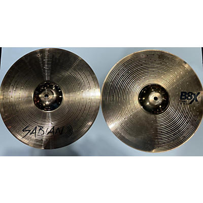 SABIAN Used SABIAN 14in B8x Hi Hats Cymbal