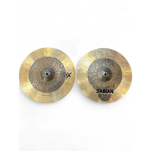 Used SABIAN 14in CLICK HI-HAT Cymbal 33