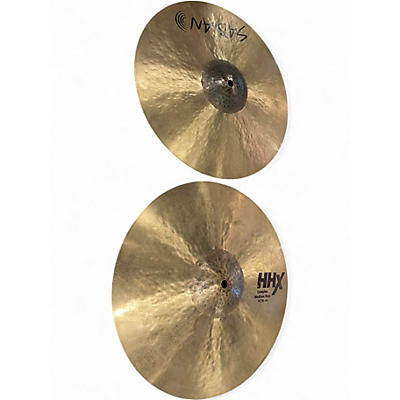 Used SABIAN 14in COMPLEX MEDIUM HI HAT PAIR Cymbal