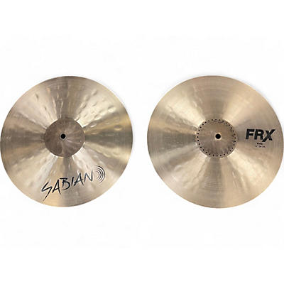 Used SABIAN 14in FRX HI HATS PAIR Cymbal