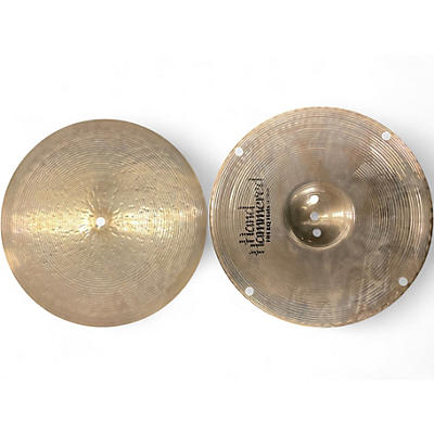 Used SABIAN 14in HH Hand Hammered EQ Hi Hats Cymbal