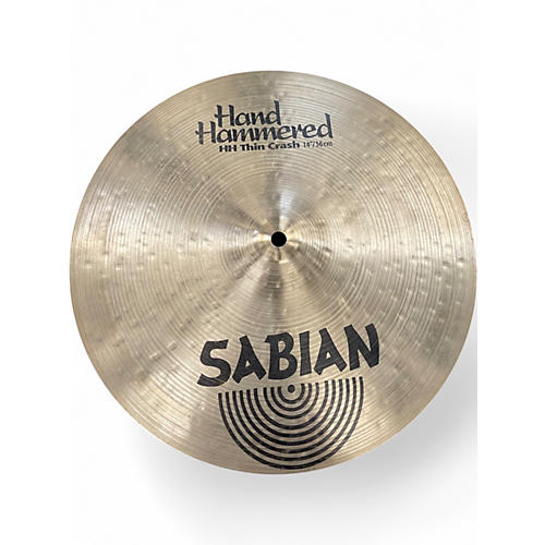 Used SABIAN 14in HH Thin Crash Brilliant Cymbal 33