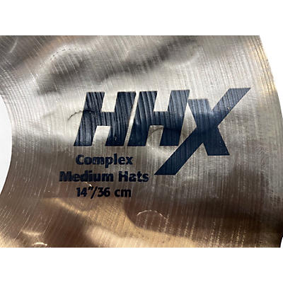 Used SABIAN 14in HHX COMPLEX HI HATS Cymbal