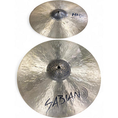 Used SABIAN 14in HHX COMPLEX MEDIUM HI HATS (pair) Cymbal
