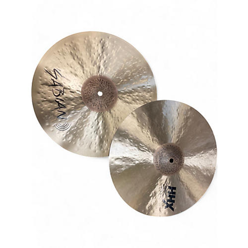 Used SABIAN 14in HHX COMPLEX MEDIUM HIHAT PAIR Cymbal 33