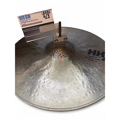 Used SABIAN 14in HHX Complex Medium Hats Cymbal