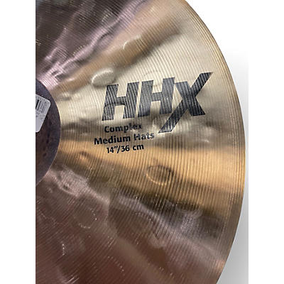 Used SABIAN 14in HHX Complex Medium Hi Hat Bottoms Cymbal