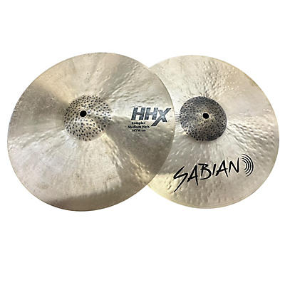 SABIAN Used SABIAN 14in HHX Complex Medium Hi Hat Pair Cymbal