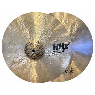 Used SABIAN 14in HHX Complex Medium Hi Hat Pair Cymbal