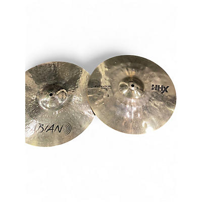 Used SABIAN 14in HHX EVOLUTION HI HAT PAIR Cymbal