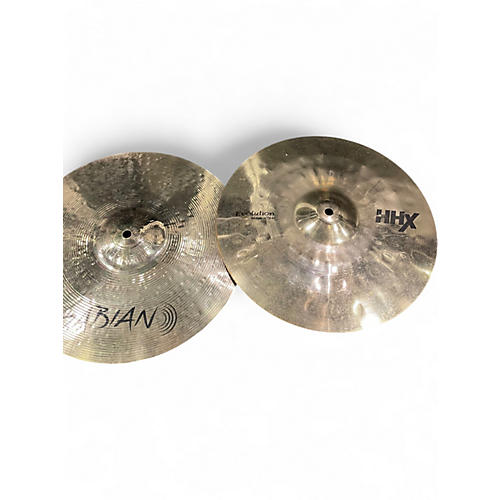 Used SABIAN 14in HHX EVOLUTION HI HAT PAIR Cymbal 33