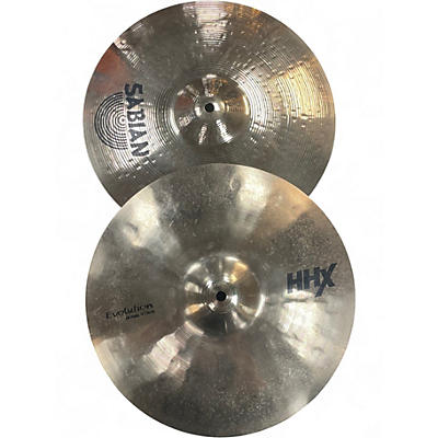 Used SABIAN 14in HHX Evolution Hi Hat Pair Cymbal
