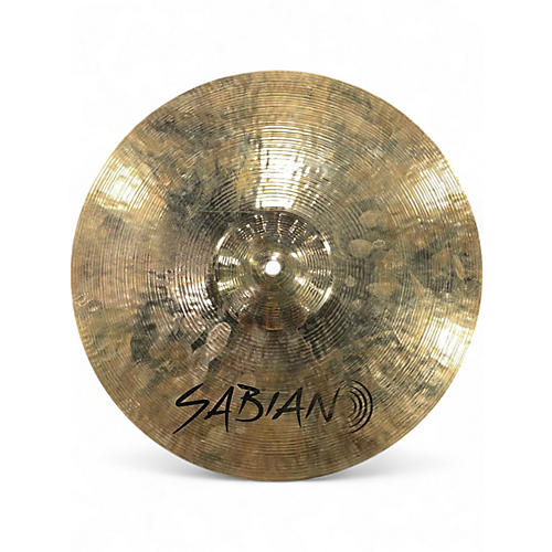 Used SABIAN 14in HHX Evolution Hi Hat Top AND BOTTOM Cymbal 33