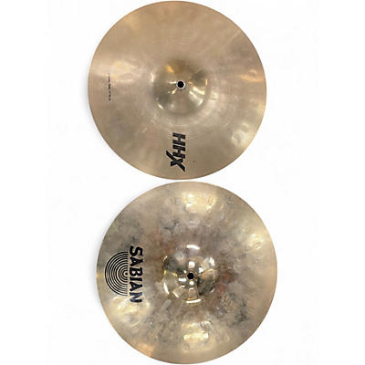 Used SABIAN 14in HHX GROOVE HI HAT PAIR Cymbal