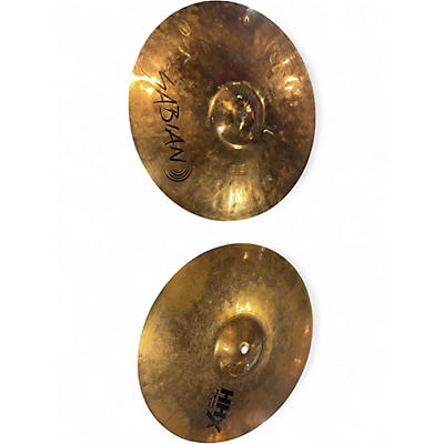 Used SABIAN 14in HHX Stage Hi Hat Pair Cymbal
