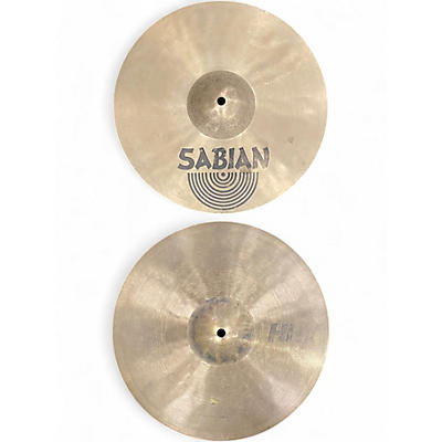 Used SABIAN 14in HHX Stage Hi Hat Pair Cymbal