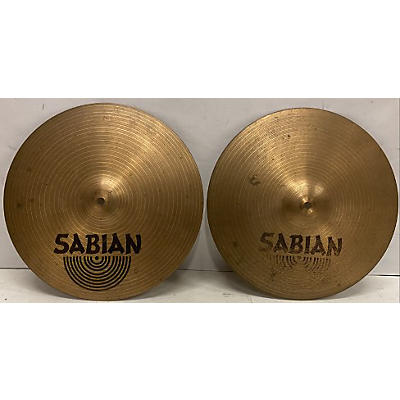 SABIAN Used SABIAN 14in HI HAT PAIR Cymbal