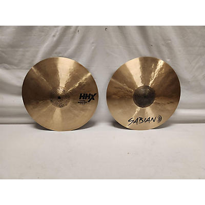 SABIAN Used SABIAN 14in Hhx Complex Medium Hat Pair Cymbal