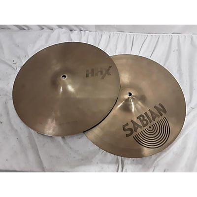 SABIAN Used SABIAN 14in Hhx Groove Hi Hat Pair Cymbal