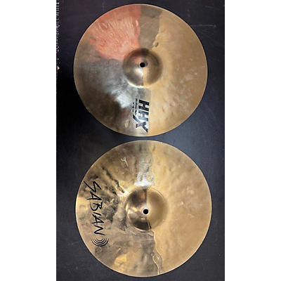 SABIAN Used SABIAN 14in Hhx Medium Hats Pair Cymbal