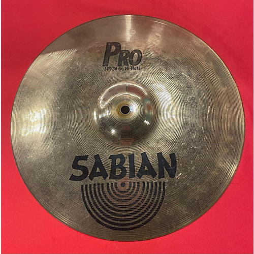 SABIAN Used SABIAN 14in PRO HI HAT Cymbal 33