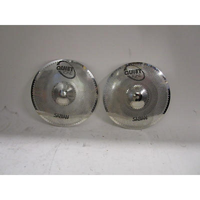 SABIAN Used SABIAN 14in QUIET TONE Hihat Pair Cymbal