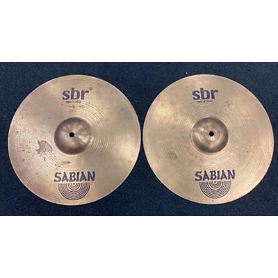 SABIAN Used SABIAN 14in SBR Hi Hat Pair Cymbal