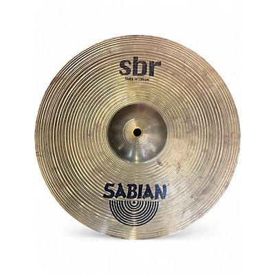 Sabian Used SABIAN 14in SBR Hi Hat Pair Cymbal