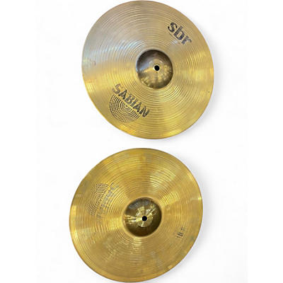 Used SABIAN 14in SBR Hi Hat Pair Cymbal