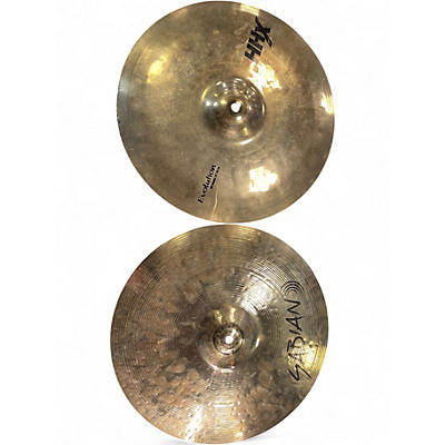 Used SABIAN 14in SIGNATURE DAVE WECKL EVOLUTION HI HAT PAIR Cymbal