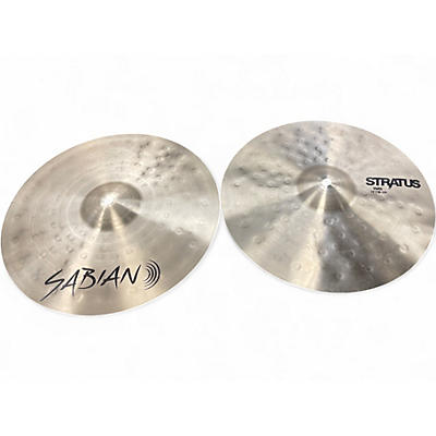 Used SABIAN 14in STRATUS HI HAT PAIR Cymbal