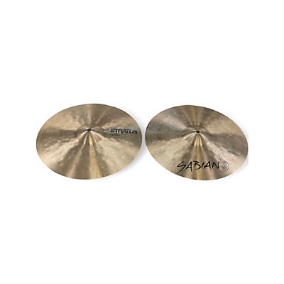 Used SABIAN 14in STRATUS HI HAT PAIR Cymbal