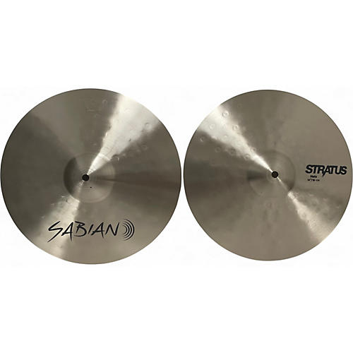 Used SABIAN 14in STRATUS HI HATS Cymbal 33