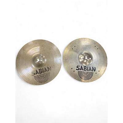 Used SABIAN 14in Sizzle Hi Hat Pair Cymbal