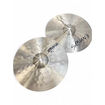 Used SABIAN 14in Stratus Hi Hat Pair Cymbal